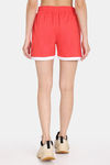 Rosaline Zest Easy Movement Shorts - Poppy Red — thumbnail 3